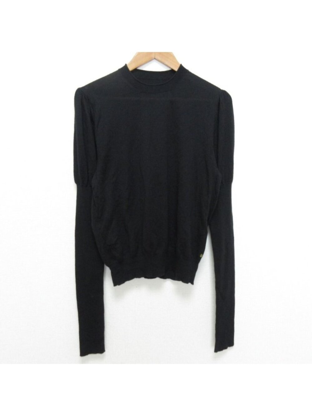 Louis Vuitton Cashmere Silk Blend Knit Sweater Black